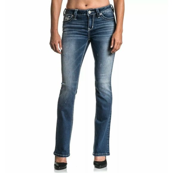 AFFLICTION Women's Denim Jeans JADE STANDARD CALI - Picture 4 of 8